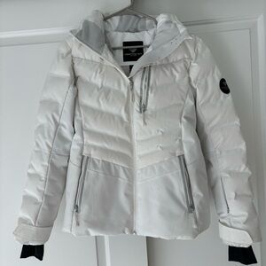Obermeyer Women’s Cosima Down Ski Jacket, white, size 8